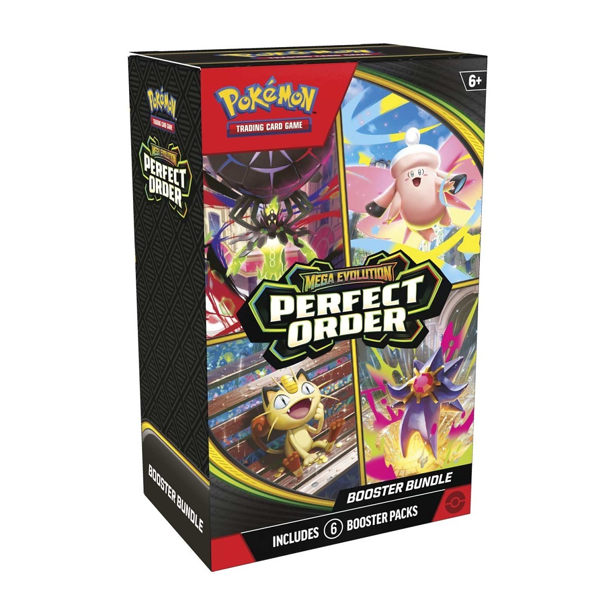 Pokémon TCG: Mega Evolution-Perfect Order Booster Bundle (6 Packs)