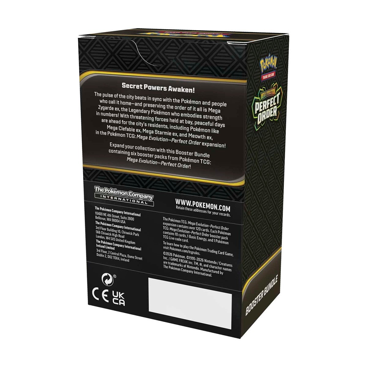 Pokémon TCG: Mega Evolution-Perfect Order Booster Bundle (6 Packs)