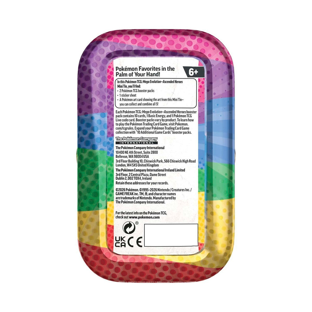 Pokémon TCG: Mega Evolution-Ascended Heroes Mini Tin (Random)