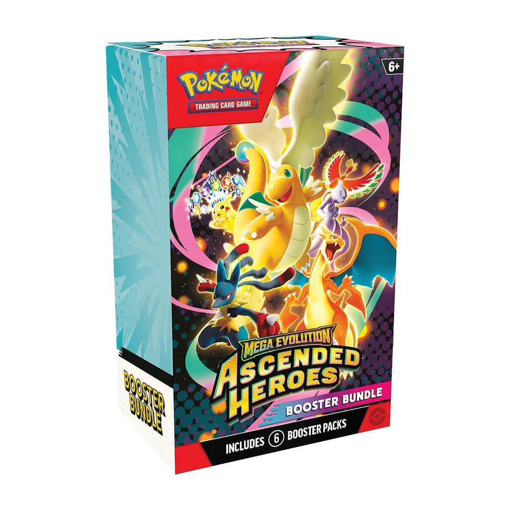 Pokémon TCG: Mega Evolution-Ascended Heroes Booster Bundle (6 Packs)